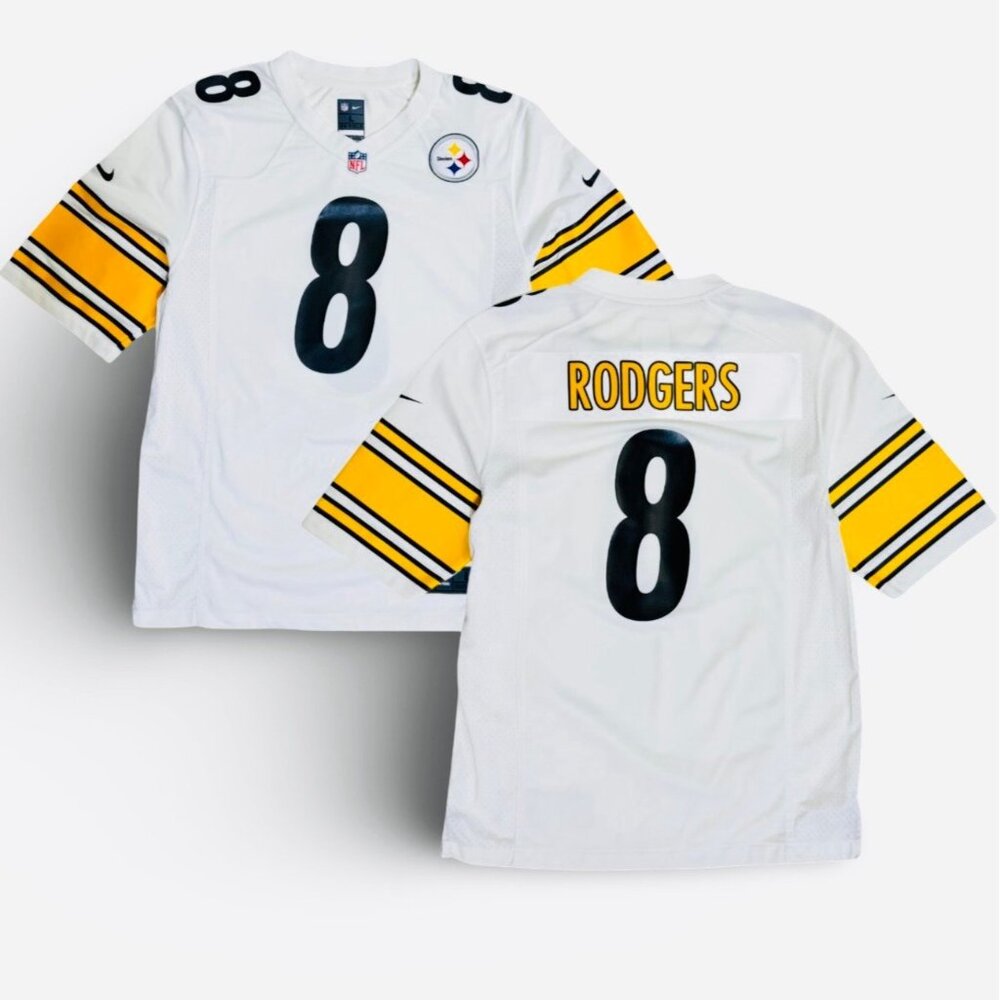 Aaron Rodgers Pittsburgh Steelers Nike Game Jersey NFL Officially Licensed Sz. M
